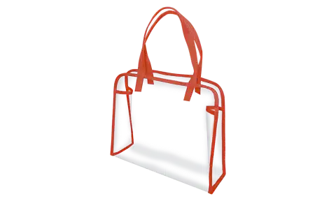 Bolsa Grande Transparente Diversas Cores - Imagem 2
