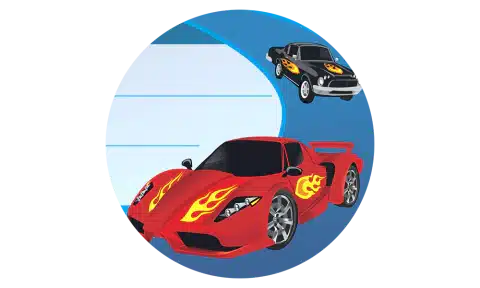Etiqueta Escolar Infantil Estampa Carros - Imagem 3